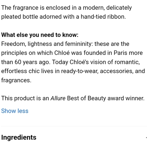 NEW! Chloe Eau de Parfum, 2.5oz - Picture 4 of 10